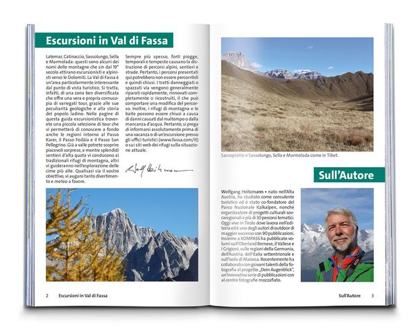 Produktbild: KOMPASS guida escursionistica Val di Fassa / Fassatal, 60 itinerari