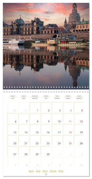 Produktbild: Romantic Dresden (Wall Calendar 2026 12 &times; 12 Inch) CALVENDO 12 Month Wall Calendar