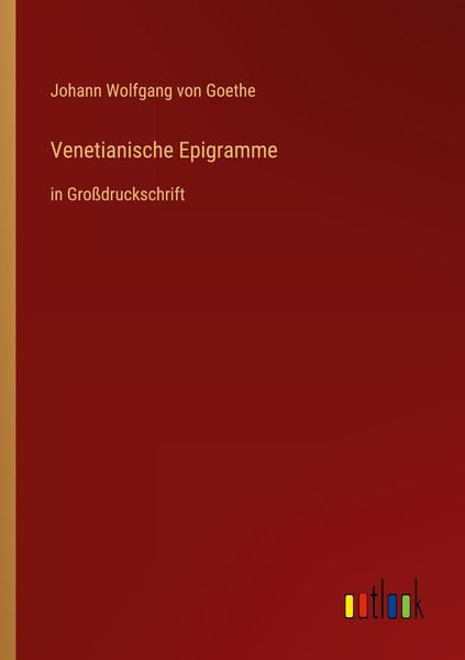 Produktbild: Venetianische Epigramme