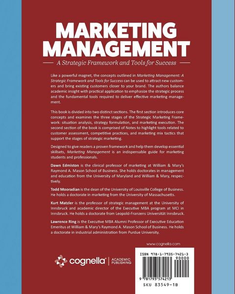 Produktbild: Marketing Management