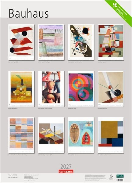 Produktbild: Bauhaus Kalender 2027