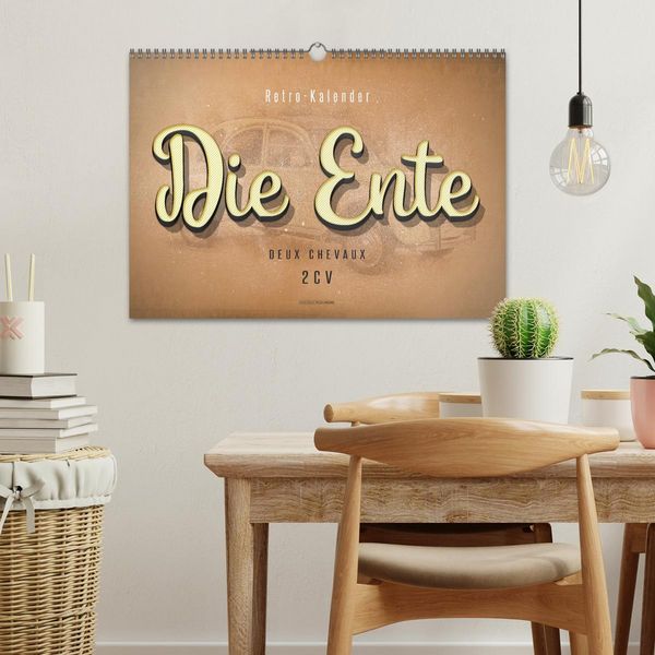 Produktbild: Die Ente, Deux Chevaux, 2CV (Wandkalender 2026 DIN A3 quer), CALVENDO Monatskalender