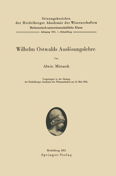 Produktbild: Wilhelm Ostwalds Ausl&ouml;sungslehre