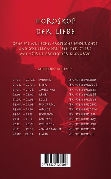 Produktbild: Horoskop der Liebe &ndash; Sternzeichen Stier