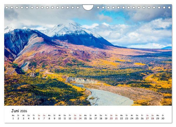 Produktbild: Alaska und Yukon, endlose Freiheit erleben (Wandkalender 2026 DIN A4 quer), CALVENDO Monatskalender
