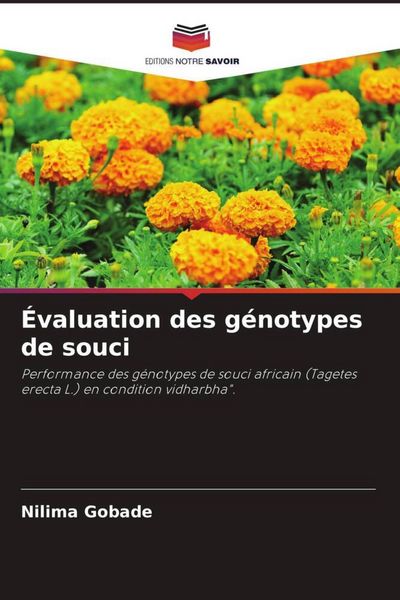 Produktbild: &Eacute;valuation des g&eacute;notypes de souci