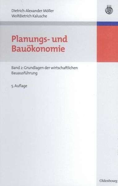 Produktbild: Planungs- und Bau&ouml;konomie
