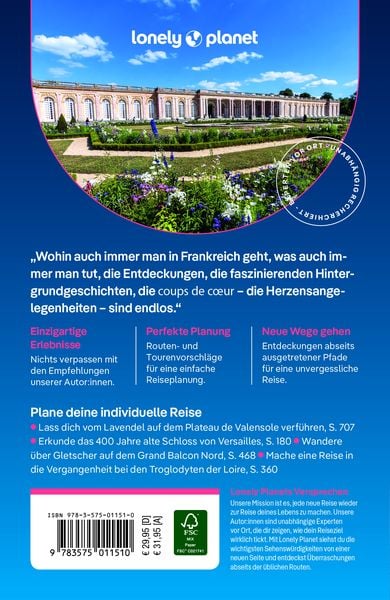 LONELY PLANET Reiseführer Frankreich