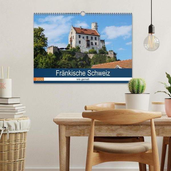 Produktbild: Fr&auml;nkische Schweiz wie gemalt (Wandkalender 2026 DIN A3 quer), CALVENDO Monatskalender