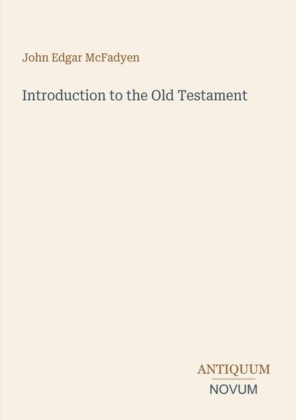 Produktbild: Introduction to the Old Testament