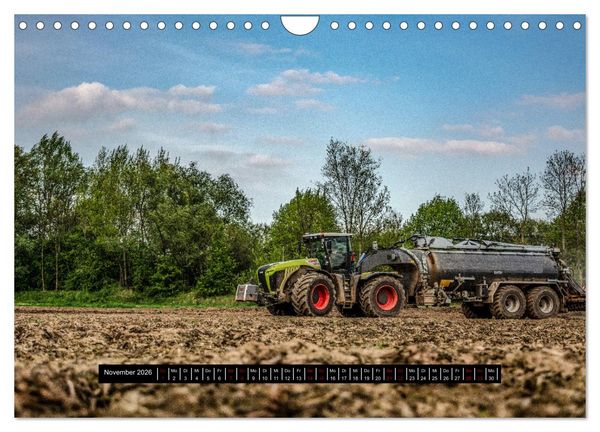 Produktbild: Landwirtschaft - Von der Saat bis zur Ernte (Wandkalender 2026 DIN A4 quer), CALVENDO Monatskalender
