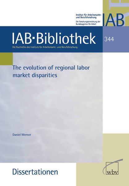 Produktbild: The evolution of regional labor market disparities
