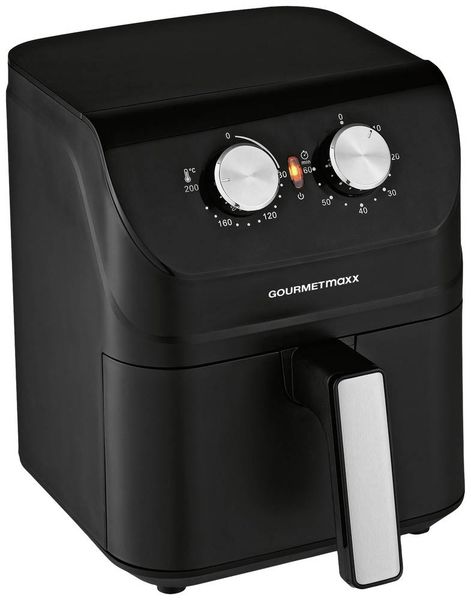 Produktbild: GourmetMaxx 14578 Hei&szlig;luft-Fritteuse 4l 1400W Cool-Touch-Geh&auml;use Schwarz