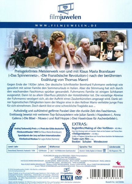 Produktbild: Thomas Mann - Mario und der Zauberer - filmjuwelen
