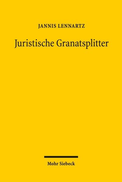 Produktbild: Juristische Granatsplitter