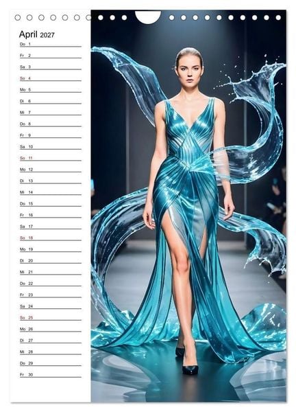 Produktbild: Impossible Couture - Futuristische Mode jenseits von Schwerkraft und Realit&auml;t (Wandkalender 2027 DIN A4 hoch), CALVENDO Monatskalender