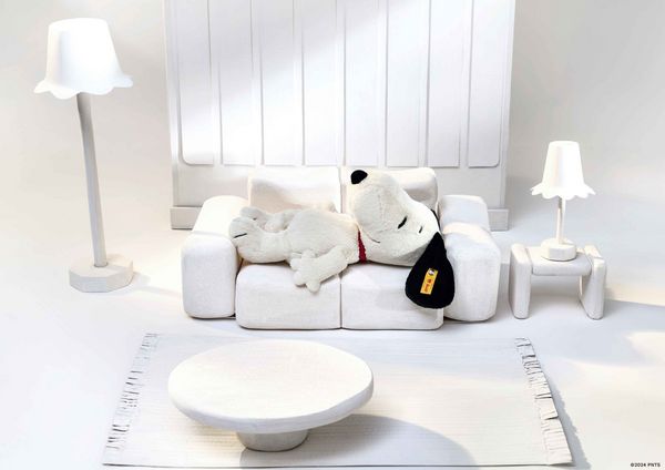 Produktbild: Steiff 024702 - Snoopy, wei&szlig;, Pl&uuml;sch, 30 cm