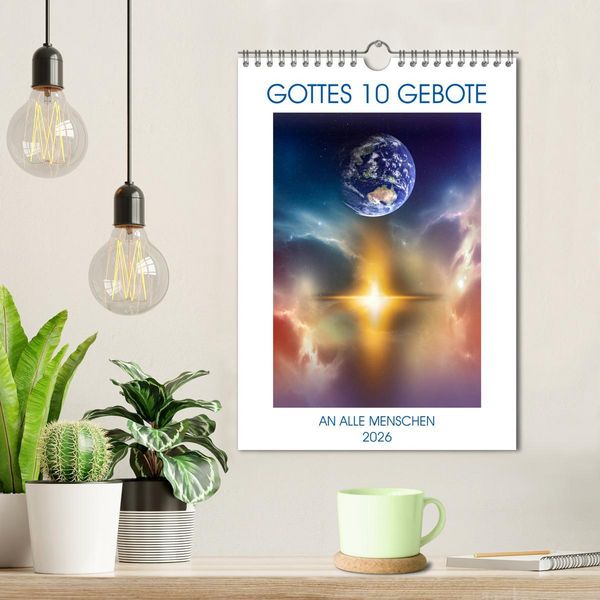 Produktbild: GOTTES 10 GEBOTE (Wandkalender 2026 DIN A4 hoch), CALVENDO Monatskalender