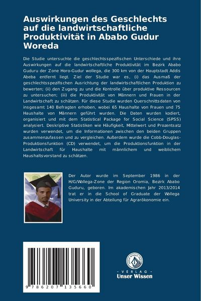 Produktbild: Auswirkungen des Geschlechts auf die landwirtschaftliche Produktivit&auml;t in Ababo Gudur Woreda