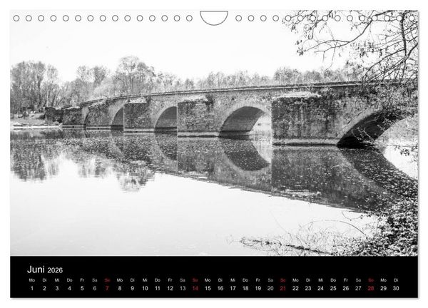 Produktbild: Architektur in Schwarz-Wei&szlig; (Wandkalender 2026 DIN A4 quer), CALVENDO Monatskalender