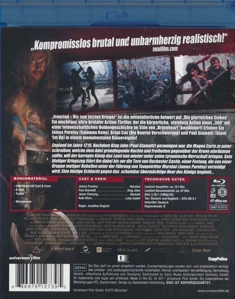 Produktbild: Ironclad - Bis zum letzten Krieger
