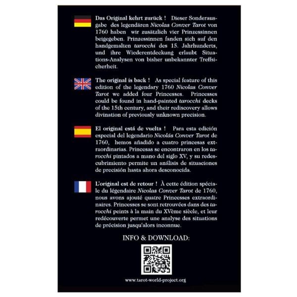 Produktbild: Tarot de Marseille von 1760 - neu aufgelegt
