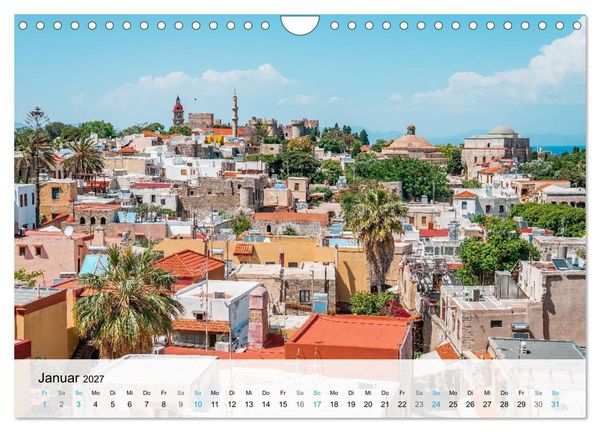 Produktbild: Rhodos - Die Highlights der Insel (Wandkalender 2027 DIN A4 quer), CALVENDO Monatskalender