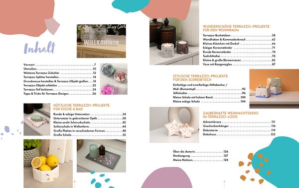 Produktbild: Terrazzo-Dekoideen einfach selber gie&szlig;en