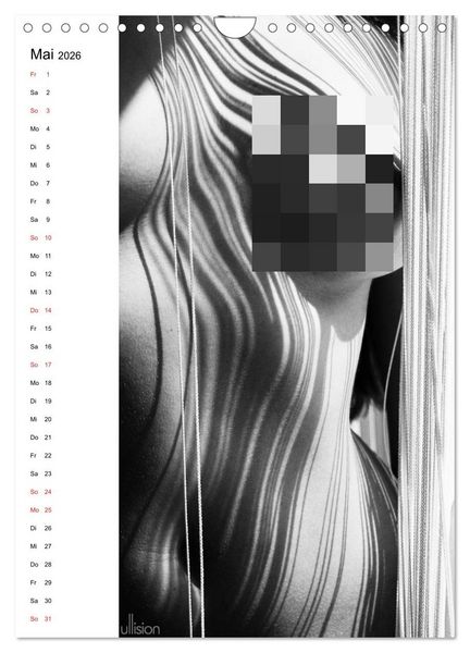 Produktbild: Akt abstrakt (Wandkalender 2026 DIN A4 hoch), CALVENDO Monatskalender