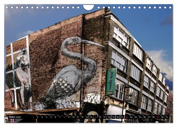 Produktbild: Street art London Michael Jaster (Wandkalender 2026 DIN A4 quer), CALVENDO Monatskalender