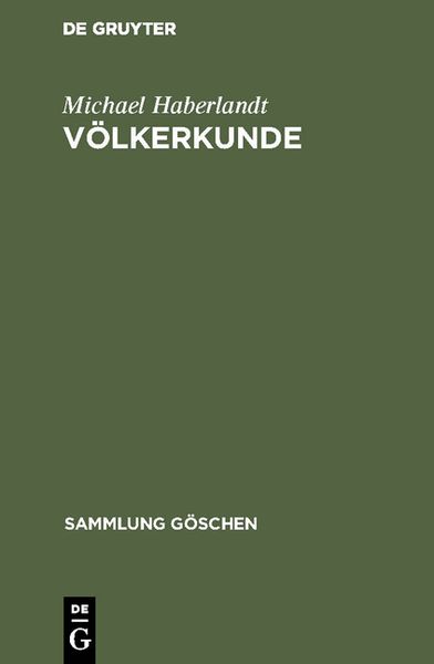 Produktbild: V&ouml;lkerkunde