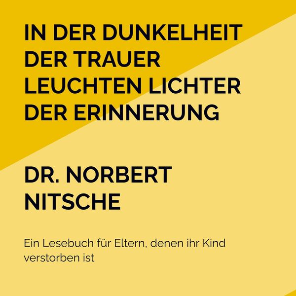Produktbild: In der Dunkelheit der Trauer leuchten Lichter der Erinnerung