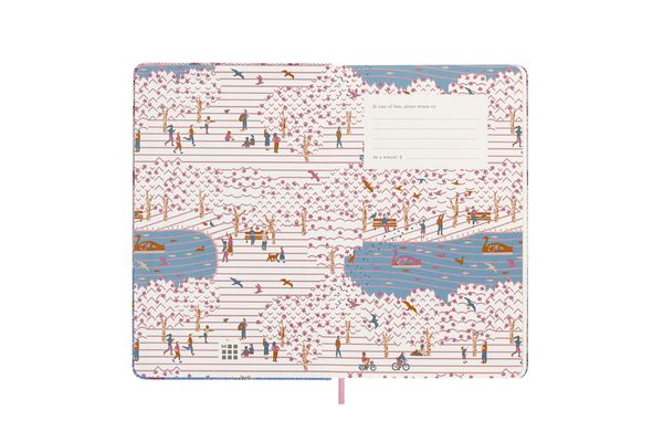 Produktbild: Moleskine Notizbuch Sammlerbox - Sakura, Large/A5, Liniert, Stoffeinband
