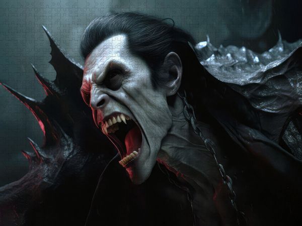 Produktbild: CALVENDO Puzzle Vampir Dracula | 1000 Teile Lege-Gr&ouml;&szlig;e 64x48cm Foto-Puzzle f&uuml;r gl&uuml;ckliche Stunden