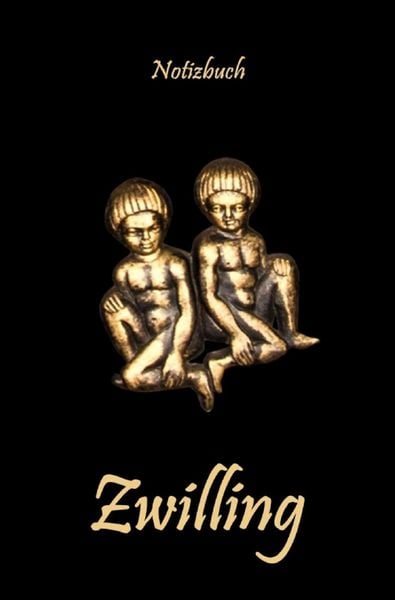 Produktbild: Notizbuch Zwilling Sternzeichen