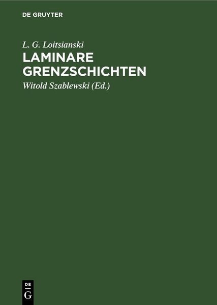 Produktbild: Laminare Grenzschichten