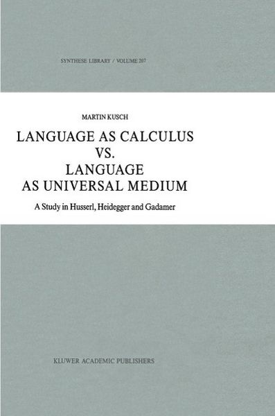 Produktbild: Language as Calculus vs. Language as Universal Medium