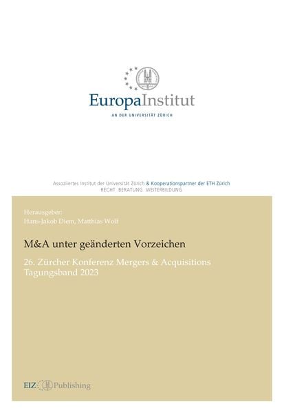 Produktbild: M&A unter ge&auml;nderten Vorzeichen