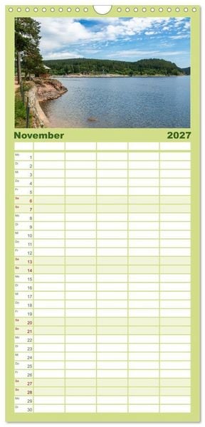 Produktbild: Familienplaner 2027 - Hochschwarzwald - Traumhafte Landschaften im Schwarzwald mit 5 Spalten (Wandkalender, 21 x 45 cm) CALVENDO