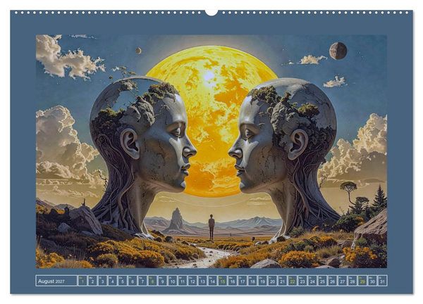 Produktbild: Bewusstseinsdialoge (Wandkalender 2027 DIN A2 quer), CALVENDO Monatskalender