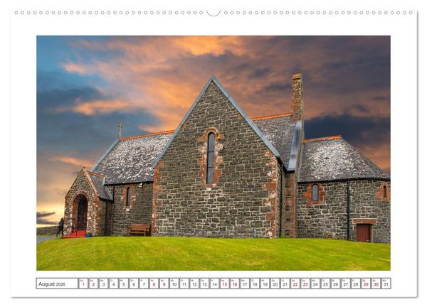 Produktbild: Schottland - eine Rundreise (Wandkalender 2026 DIN A2 quer), CALVENDO Monatskalender