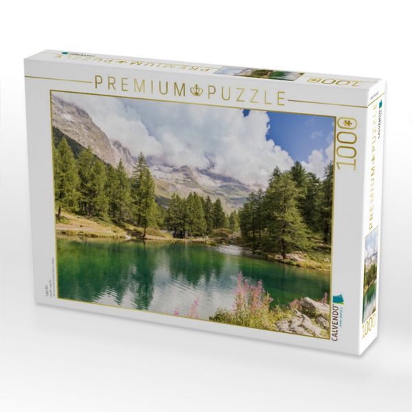Produktbild: CALVENDO Puzzle Lago Blu | 1000 Teile Lege-Gr&ouml;&szlig;e 64x48cm Foto-Puzzle f&uuml;r gl&uuml;ckliche Stunden