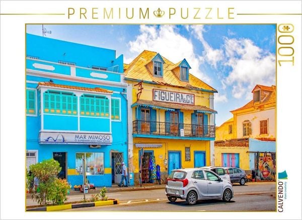 CALVENDO Puzzle Casa Figueira, Mindelo, Insel São, Kapverden | 1000 Teile Lege-Größe 64x48cm Foto-Puzzle für glückliche Stunden