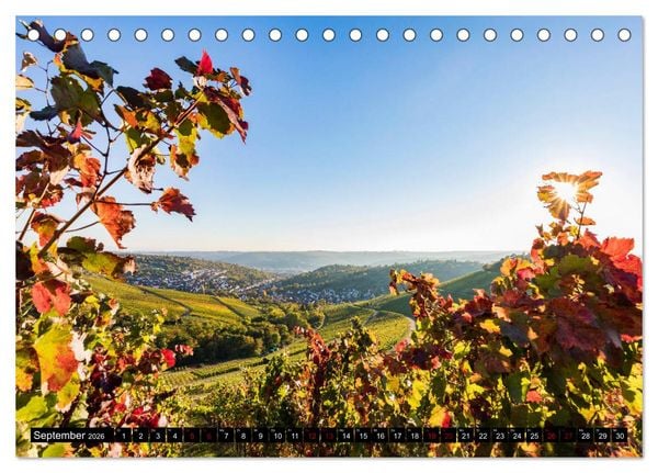 Produktbild: Ein Jahr STUTTGART (Tischkalender 2026 DIN A5 quer), CALVENDO Monatskalender