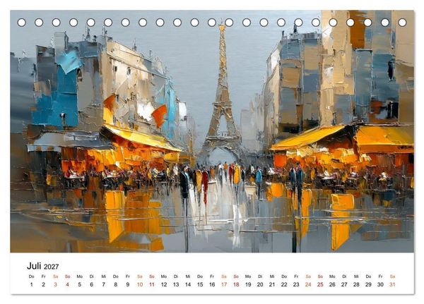Produktbild: Europa Eleganz - Premium Edition (Tischkalender 2027 DIN A5 quer), CALVENDO Monatskalender