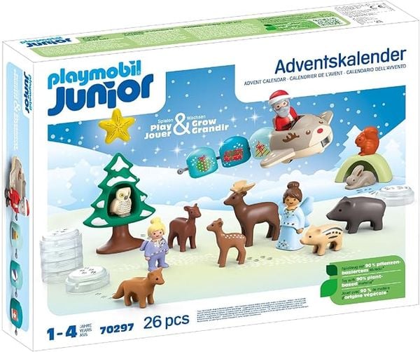 Produktbild: 70297 1.2.3: Adventskalender Schneeweihnacht