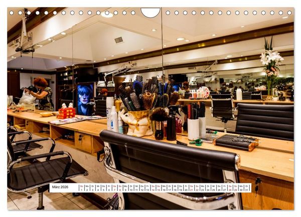 Produktbild: Friseursalons rund um den Globus (Wandkalender 2026 DIN A4 quer), CALVENDO Monatskalender