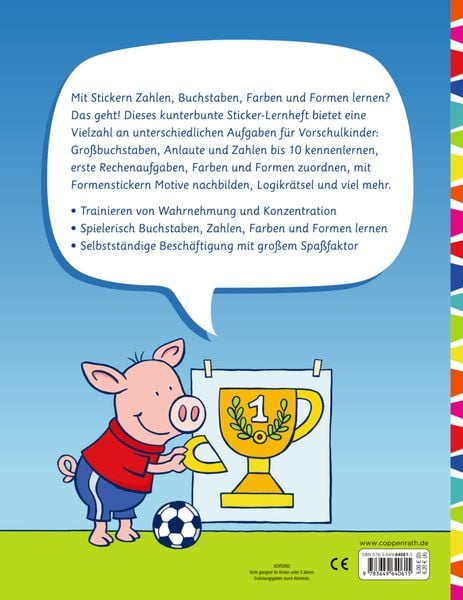 Produktbild: Sticker-Lernspa&szlig; (Fu&szlig;ball)