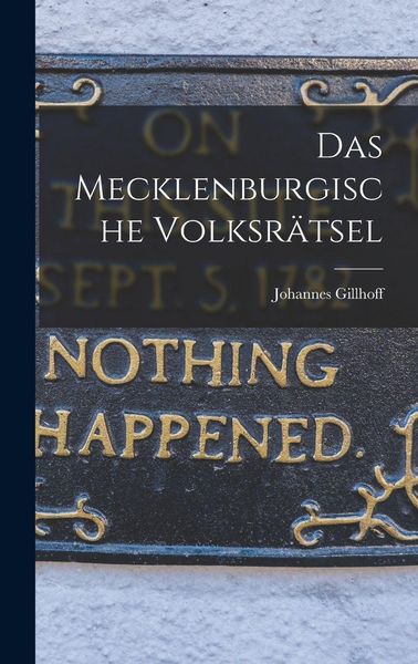 Produktbild: Das Mecklenburgische Volksr&auml;tsel