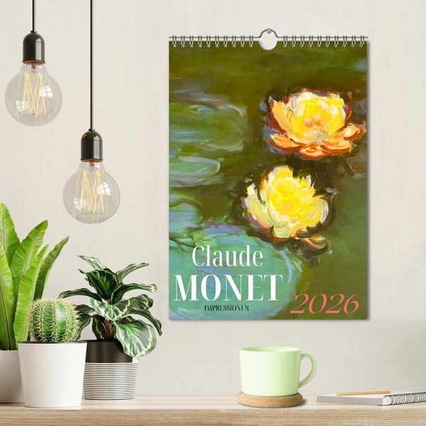 Produktbild: Claude Monet Impressionen 2026 (Wandkalender 2026 DIN A4 hoch), CALVENDO Monatskalender